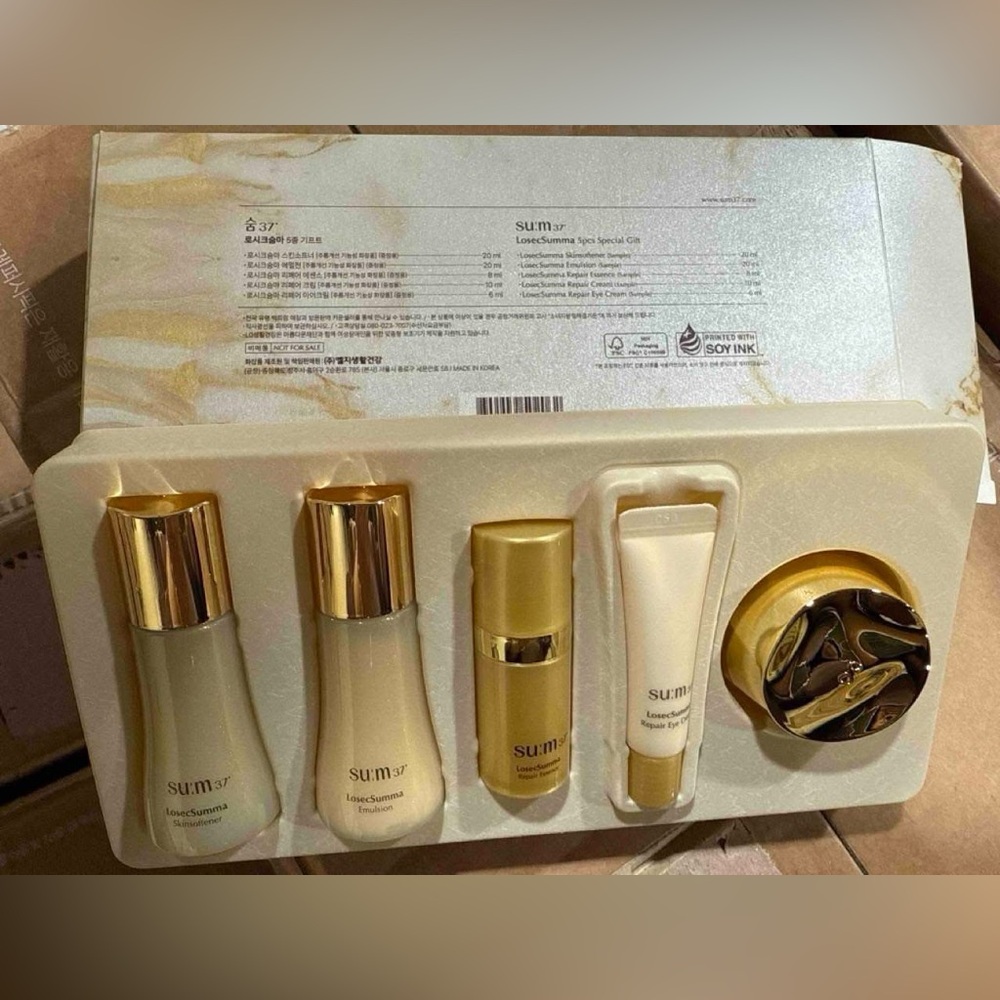 SU:M37˚ LosecSumma Special Gift Set 5 Items Anti Aging Wrinkle SUM37